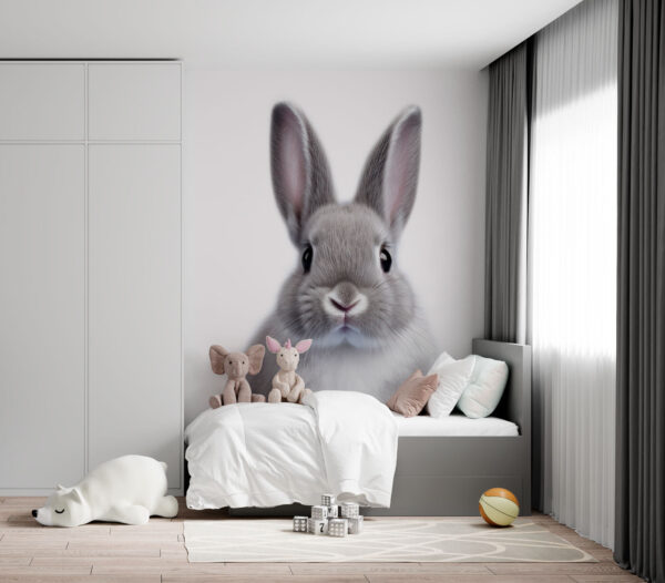 Rozkošný králíček s hebkou srstí Fototapeta Rozkošný králíček s hebkou srstí