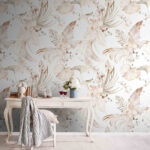 Fototapeta Vzor květů a listů