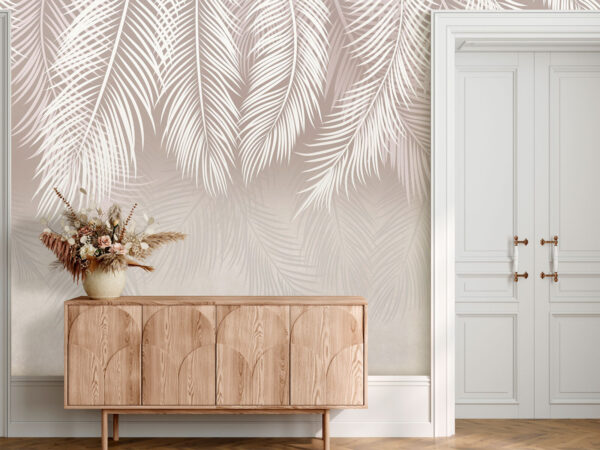 Elegantní vzor palmových listů Fototapeta Elegantní vzor palmových listů