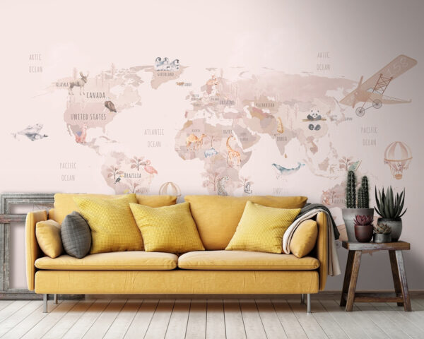 Mapa světa Fototapeta Mapa světa