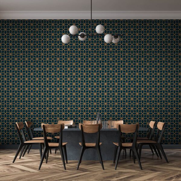 Fototapeta Vzor kruhů a čar