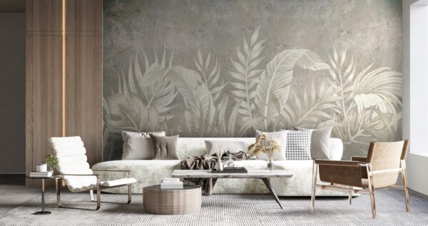 Klidná botanická elegance na displeji Fototapeta Klidná botanická elegance na displeji