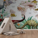 Fototapeta Karikatura dinosaura