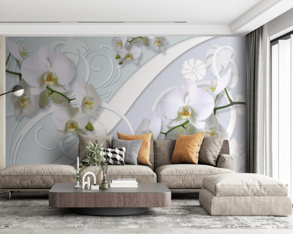 Fototapeta Jemné orchideje v jemných odstínech