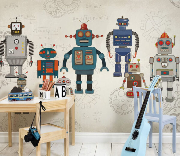 Karikatura robota Fototapeta Karikatura robota