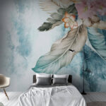 Fototapeta Květinová elegance na klidném pozadí