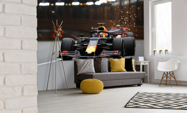 Vůz F1 projíždí tunelem Fototapeta Vůz F1 projíždí tunelem