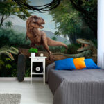 Fototapeta Dinosaurus v džungli