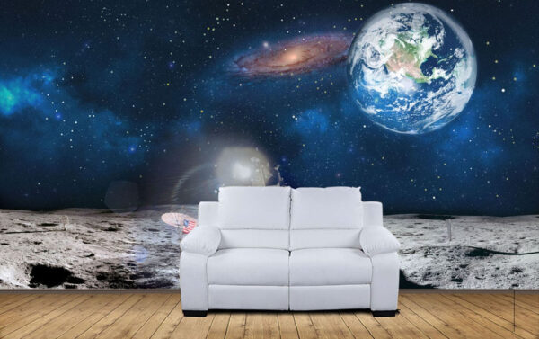 Galaxie ve vesmíru s hvězdami Fototapeta Galaxie ve vesmíru s hvězdami