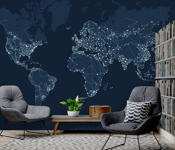 Mapa světa Fototapeta Mapa světa