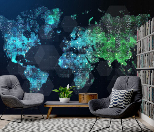 Mapa světa Fototapeta Mapa světa