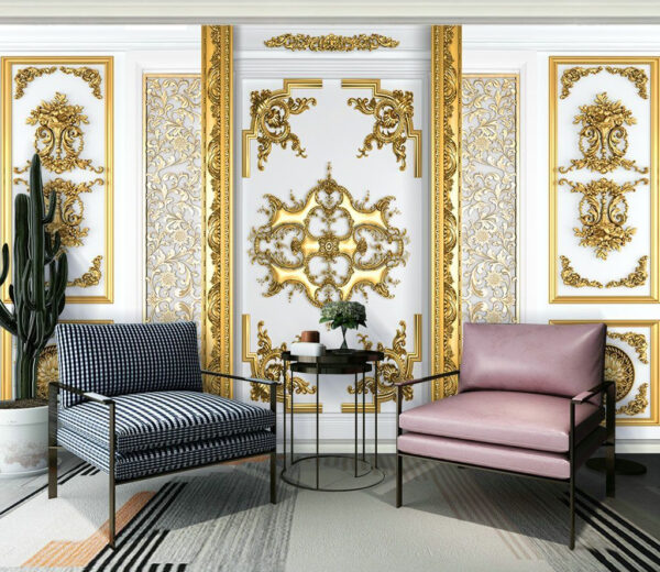 Fototapeta Opulentní elegance v ozdobných dekoracích