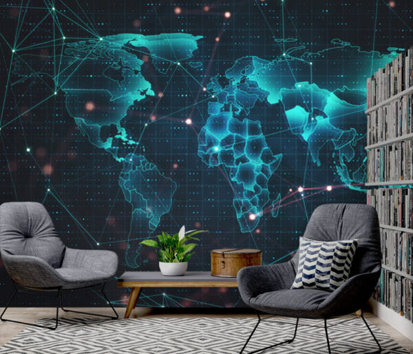 Mapa světa Fototapeta Mapa světa