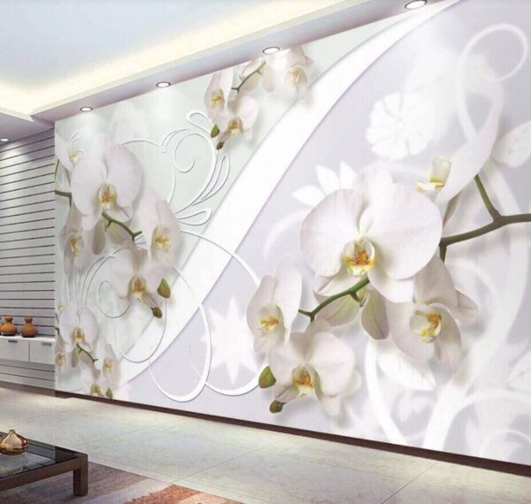Jemné orchideje na měkkém pozadí Fototapeta Jemné orchideje na měkkém pozadí
