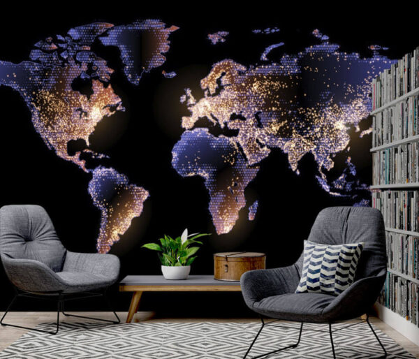 Mapa světa Fototapeta Mapa světa