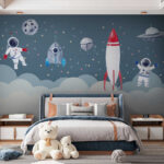 Fototapeta Akvarel astronauta