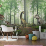 Fototapeta Dinosaurus v lese