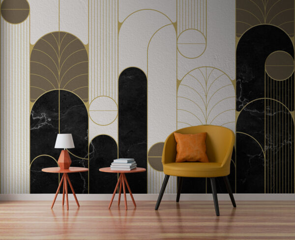 Geometrický vzor ve stylu art deco Fototapeta Geometrický vzor ve stylu art deco