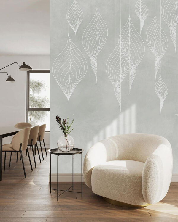 Elegantní geometrický design na měkkém pozadí Fototapeta Elegantní geometrický design na měkkém pozadí