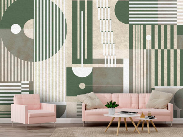 Fototapeta Vzor geometrických tvarů a linií