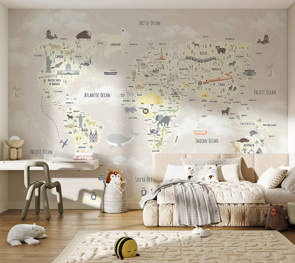 Mapa světa Fototapeta Mapa světa