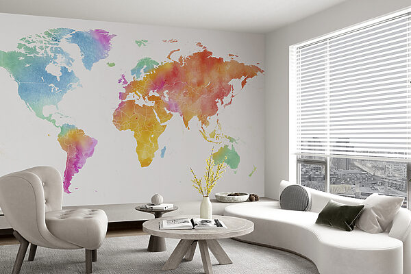 Mapa světa Fototapeta Mapa světa