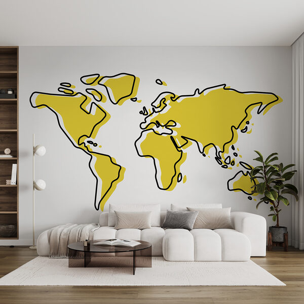 Mapa světa Fototapeta Mapa světa