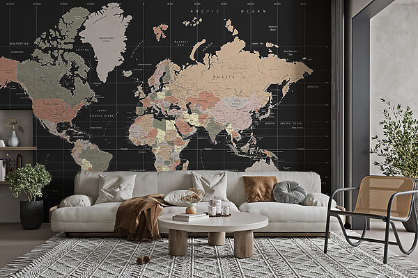 Mapa světa Fototapeta Mapa světa