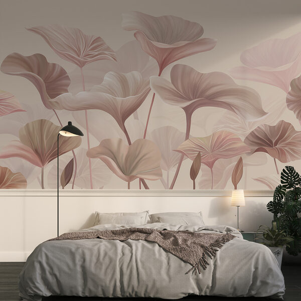 Elegantní pastelový květinový vzor Fototapeta Elegantní pastelový květinový vzor