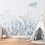 Fototapeta Klidná podmořská scéna s želvou