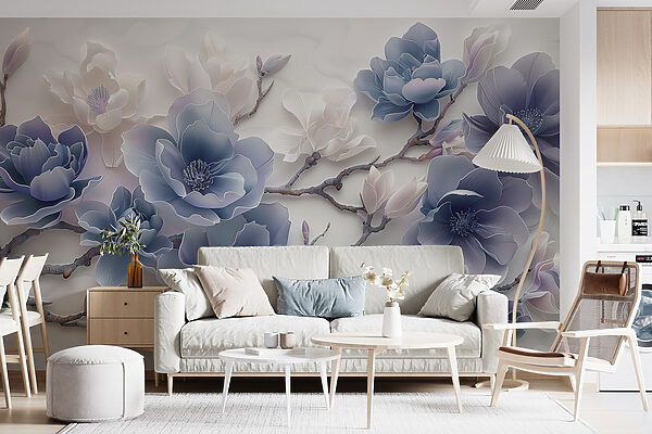 Kvetoucí elegance v jemných odstínech Fototapeta Kvetoucí elegance v jemných odstínech