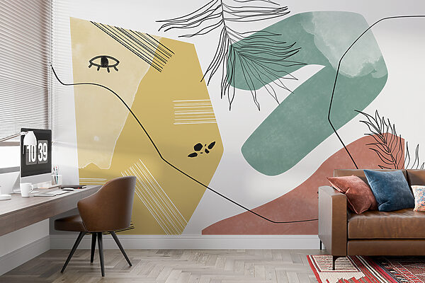 Barevné umění ženy Fototapeta Barevné umění ženy