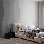 Fototapeta Šedé a bílé vlnovky