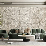 Fototapeta Mapa města