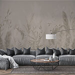 Fototapeta Jemné rostlinné látky v tlumených tónech