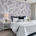 Fototapeta Bílý a fialový vzor