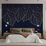 Fototapeta Elegantní listy na tmavém pozadí