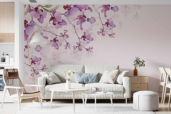 Jemné orchideje v jemných odstínech Fototapeta Jemné orchideje v jemných odstínech