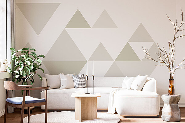 Fototapeta Skupina trojúhelníků v řadě