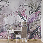 Fototapeta Malování květin a listů