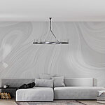 Fototapeta Bílé pozadí se zvlněnými liniemi