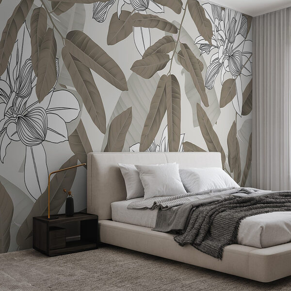 Přirozená elegance v jednobarevném designu Fototapeta Přirozená elegance v jednobarevném designu