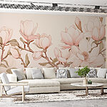 Fototapeta Malba květin na větvi