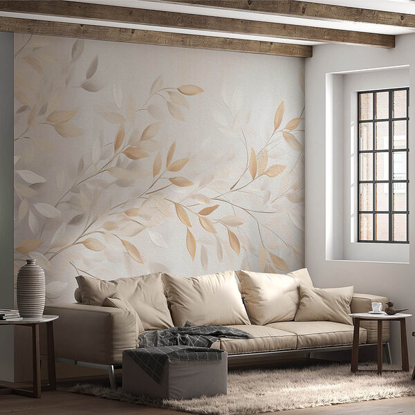 Fototapeta Jemné listy na měkkém pozadí