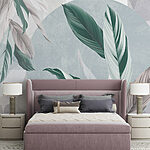 Fototapeta Objevují se jemné vzory listů