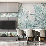 Fototapeta Jemné listy v jemných tónech