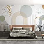 Fototapeta Grafický design rostlin a listů