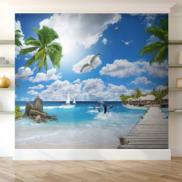 Fototapeta Fototapeta Pták letící na obloze (SKU: u06969)