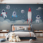 Fototapeta Akvarel astronauta