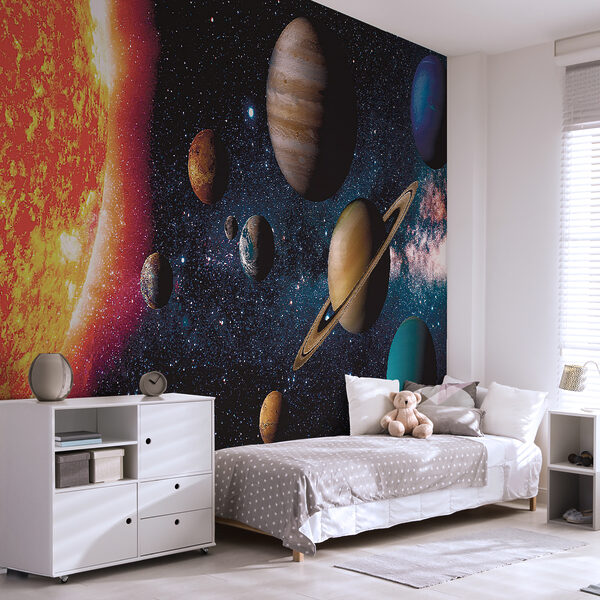 Planeta ve vesmíru s hvězdami Fototapeta Planeta ve vesmíru s hvězdami